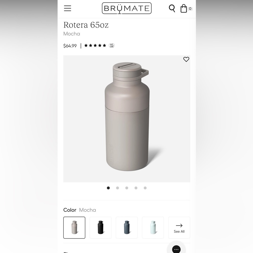 Brumate Rotera 65oz water bottle